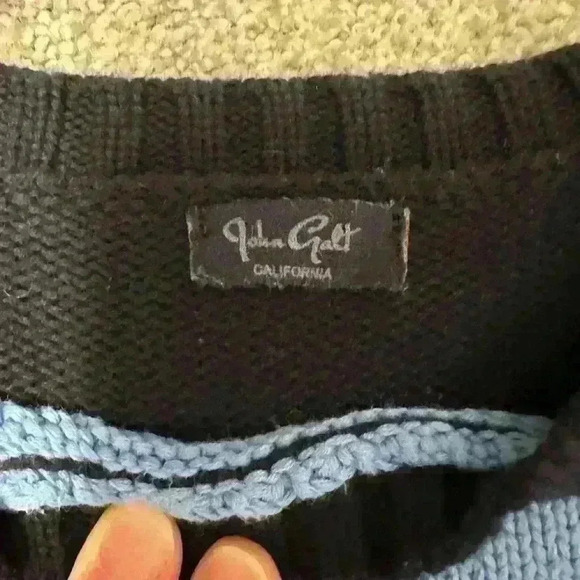 John Galt Striped Oversized Sweater - Picture 5 of 8